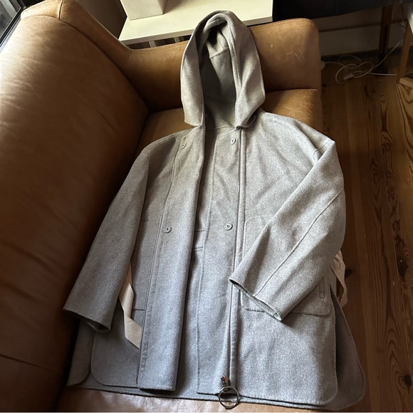 Jucy Judy cashmere wool cashmere silk coat jacket oversized boxy Korea designer - Picture 7 of 17